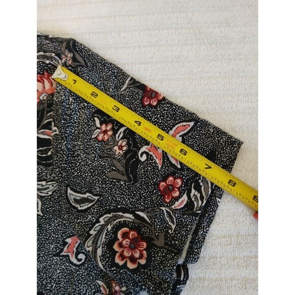 Torrid Women's Floral Short Sleeve Button Up Babydoll Tunic Top Plus Size 2 2X - Picture 11 of 13